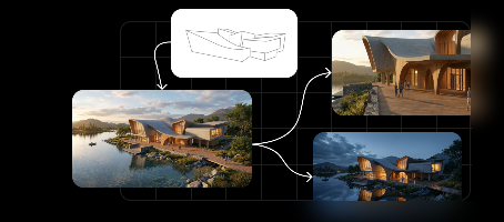 建筑学长AI-建筑|室内|规划|景观Al创作平台